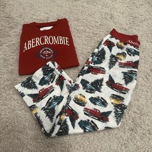 Young Boys Abercrombie Kids Christmas Winter Pajamas